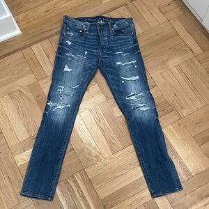 American Eagle Outfitters Men's Slim Blue Jeans